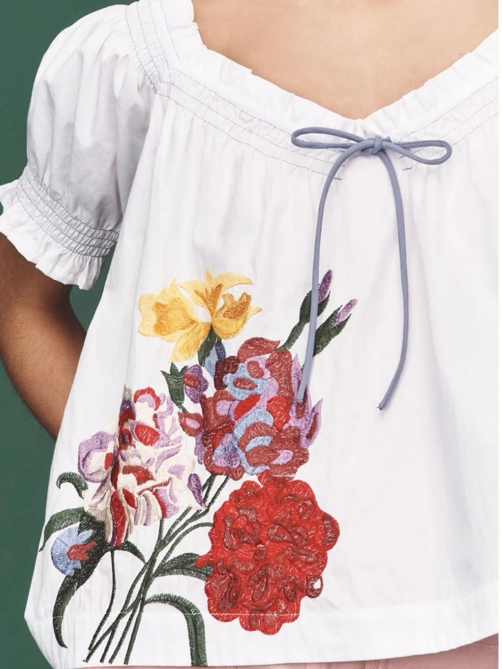 Anthropologie cream short